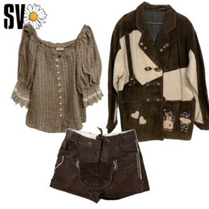 Total look de 10 prendas estilo tirolés de 10,4kg